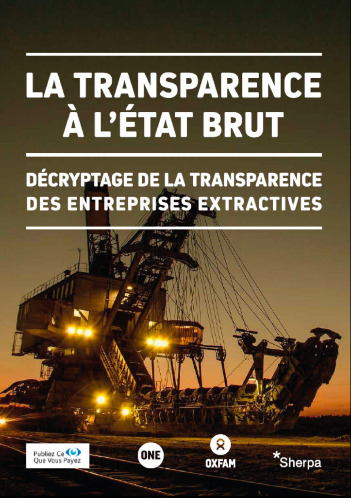 La transparence à l’état brut. Décryptage de la transparence des entreprises extractives