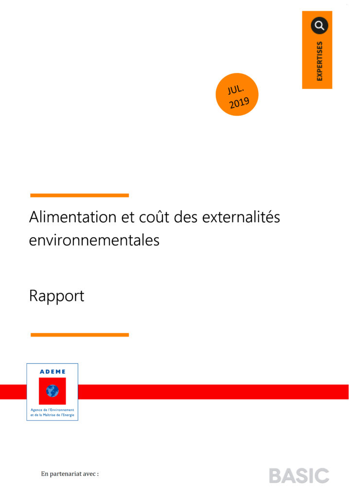 Alimentation et coût des externalités environnementales