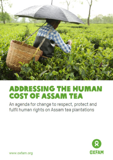 Adressing the Human Cost of Assam Tea