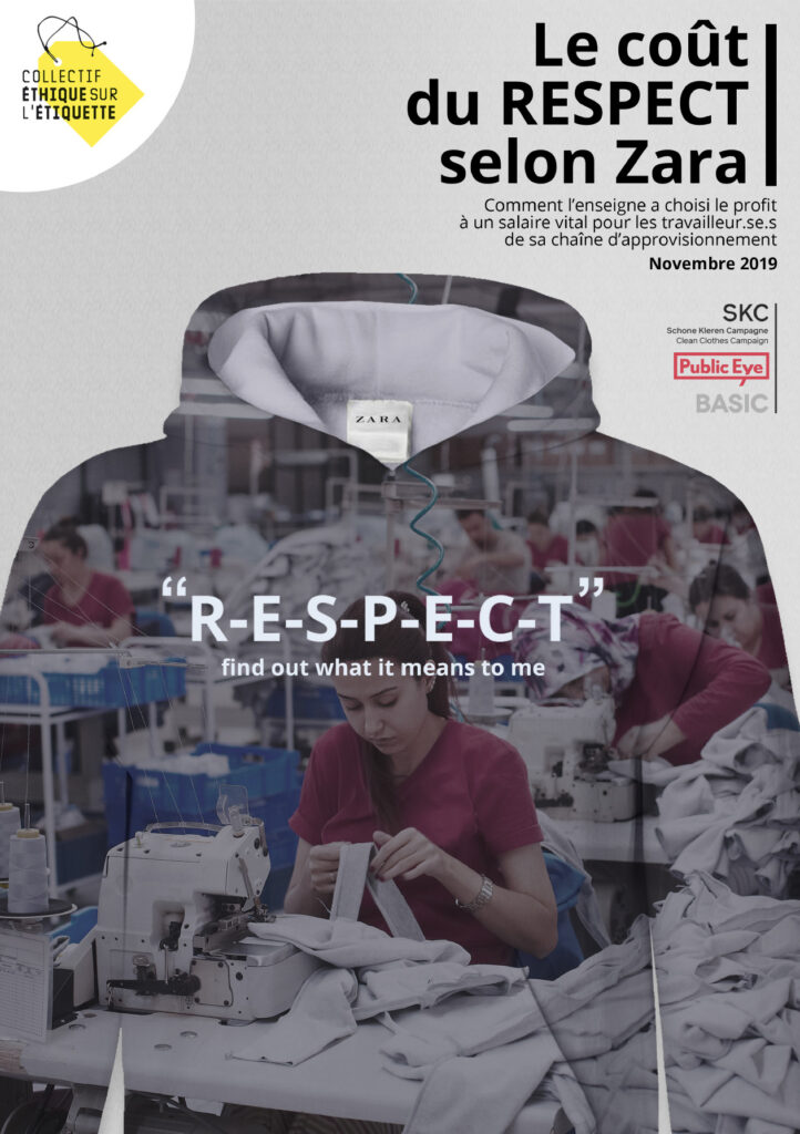 Le coût du RESPECT selon Zara