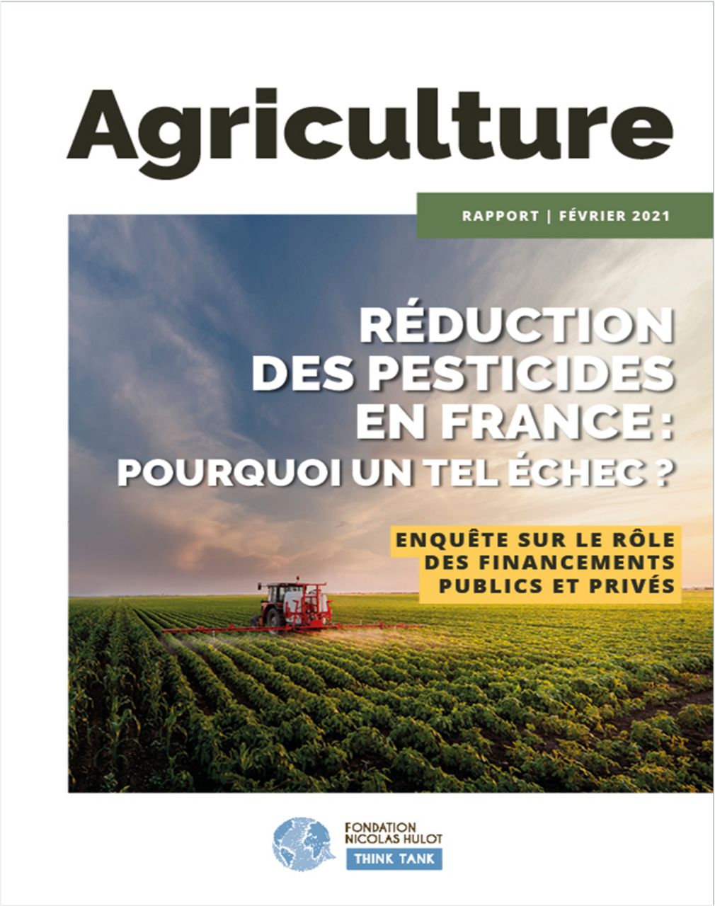 Study of public and private funding related to the use of pesticides in French agriculture