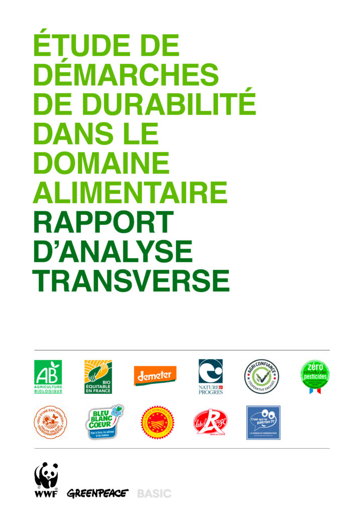 Etude de démarches de durabilité dans le domaine alimentaire