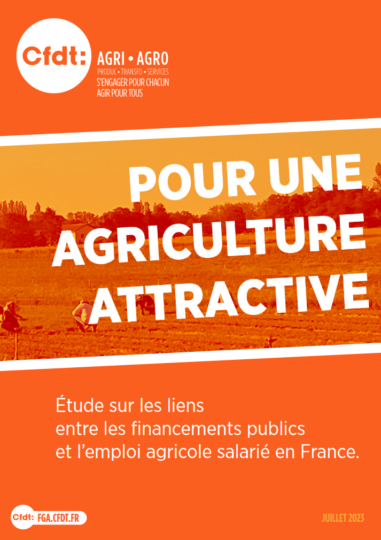 Étude des effets des financements publics sur l’emploi agricole salarié en France