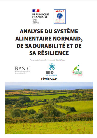 Normandie, Occitanie : diagnostics des systèmes alimentaires régionaux, de leurs enjeux de durabilité et de résilience, et prospective régionale à 2050